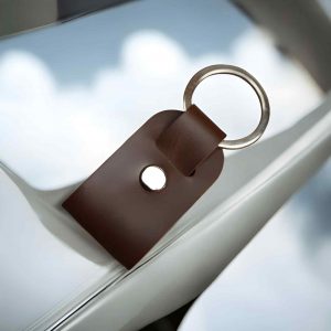 AT5 Handmade Full Grain Leather Keyring