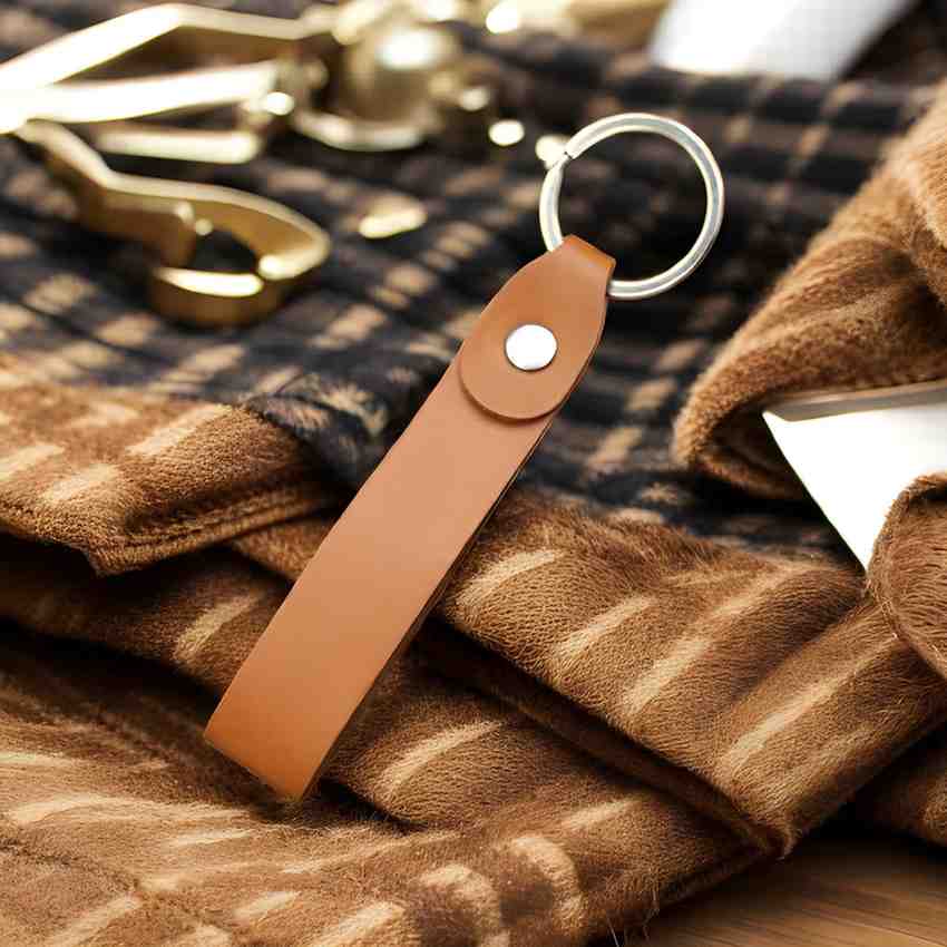 Handcrafted Leather Keyring / Key Fob (AT1)