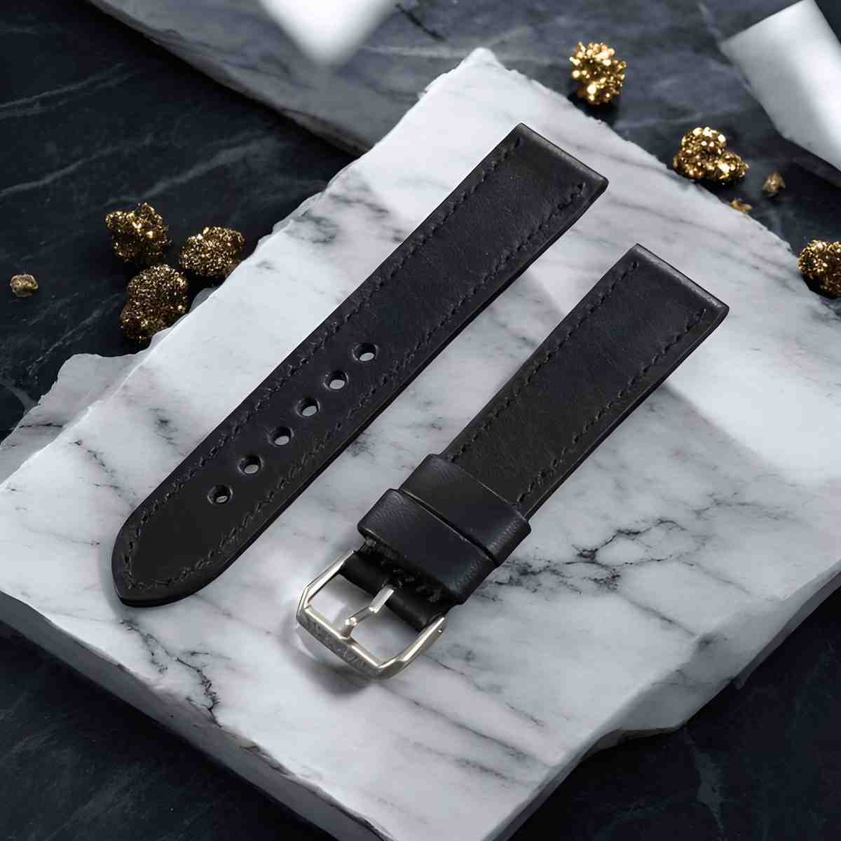 Full-Grain Leather Watch Strap — Classic Edition (AVE1)