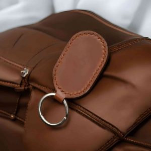 AT7 Handmade Full Grain Leather Keyring